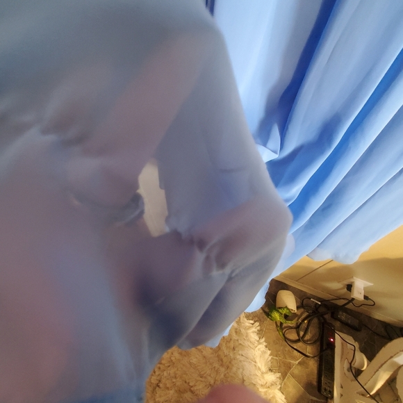 David Bridal. Sz18 NWT.  FLAWED GEM.  Blue. Brudesmaid. Cocktail. - Picture 6 of 12